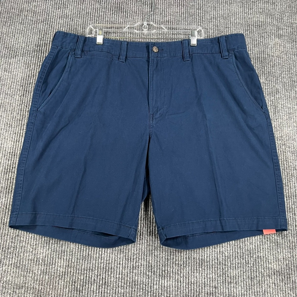 Foundry Shorts Mens Size 48 Blue Flex Flat Front Chino Outdoor Casual New